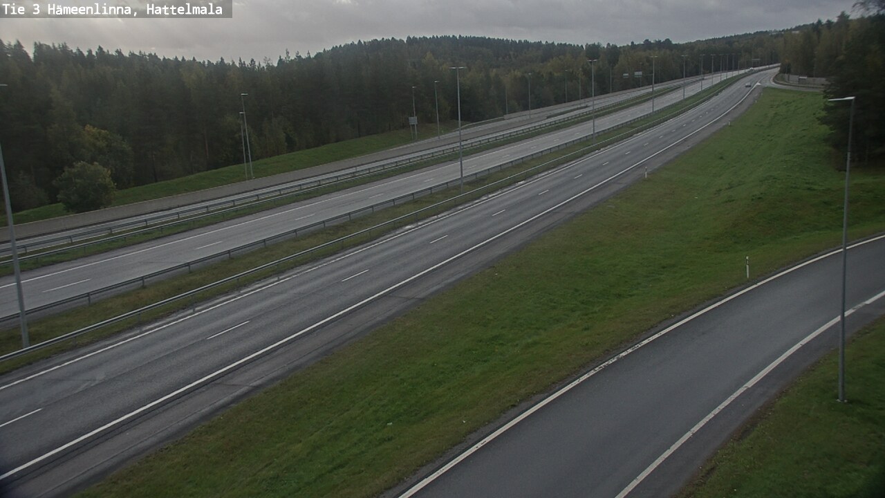 Weather Camera Image Road 3 Hämeenlinna, Hattelmala, Hämeenlinna, Kanta-Häme