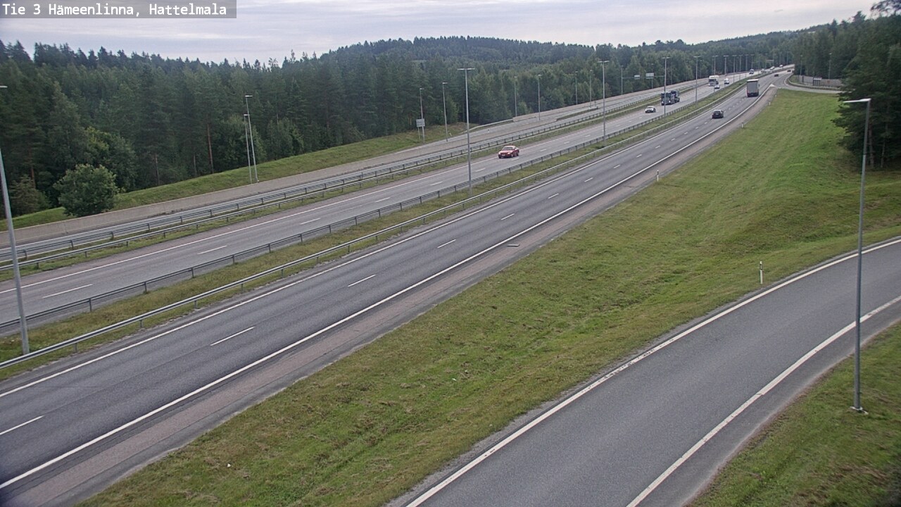 Weather Camera Image Road 3 Hämeenlinna, Hattelmala, Hämeenlinna, Kanta-Häme