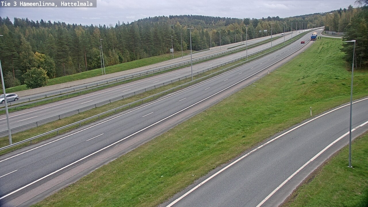Weather Camera Image Road 3 Hämeenlinna, Hattelmala, Hämeenlinna, Kanta-Häme