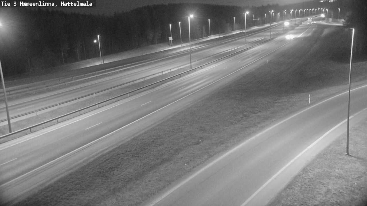 Weather Camera Image Road 3 Hämeenlinna, Hattelmala, Hämeenlinna, Kanta-Häme