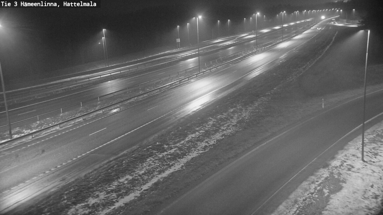 Weather Camera Image Road 3 Hämeenlinna, Hattelmala, Hämeenlinna, Kanta-Häme