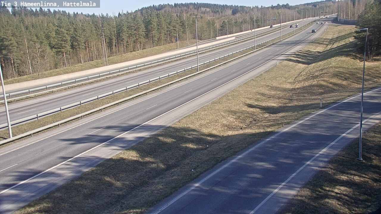 Weather Camera Image Road 3 Hämeenlinna, Hattelmala, Hämeenlinna, Kanta-Häme
