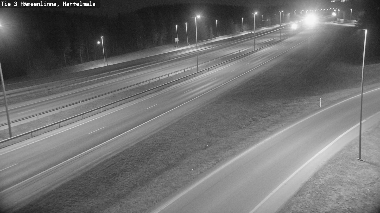 Weather Camera Image Road 3 Hämeenlinna, Hattelmala, Hämeenlinna, Kanta-Häme
