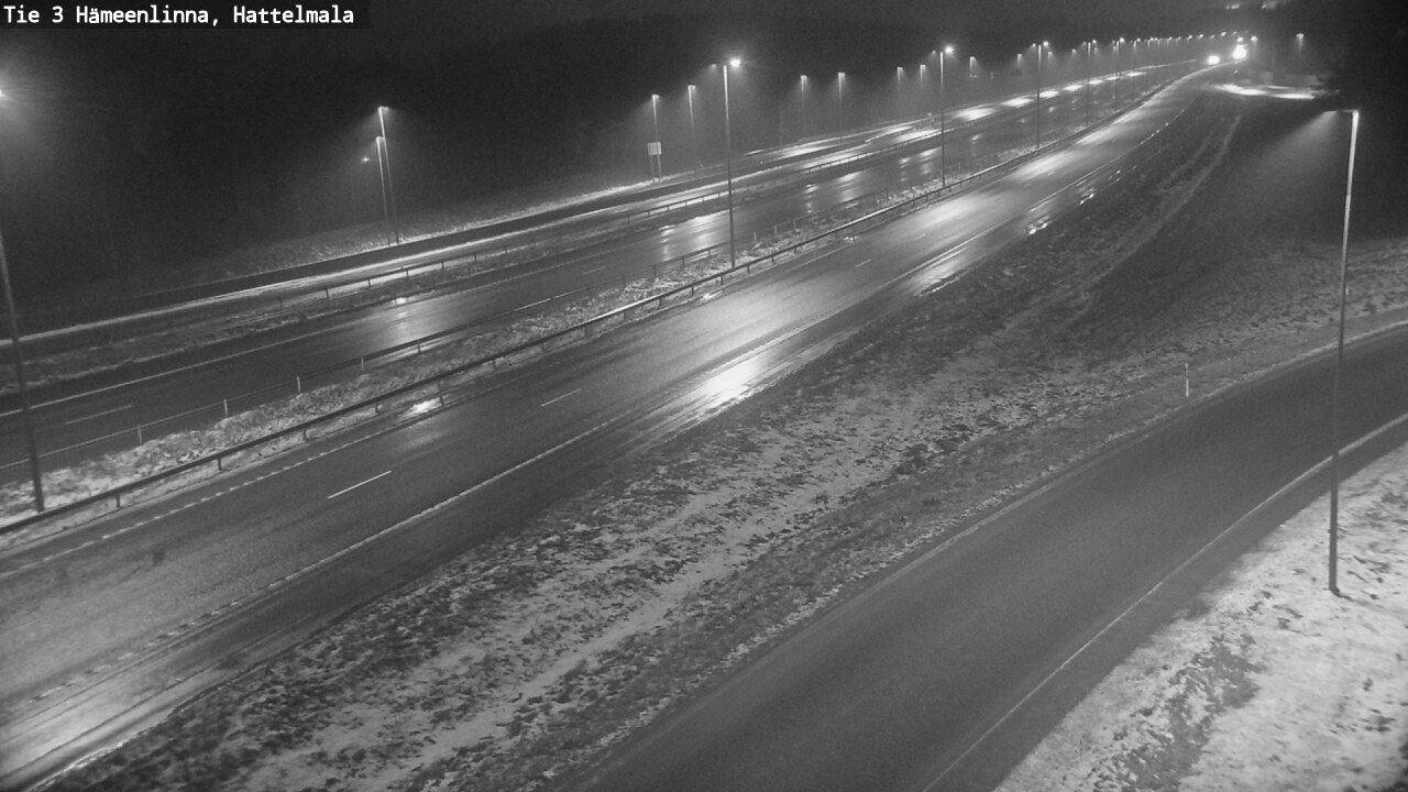 Weather Camera Image Väg 3 Tavastehus, Hattelmala, Hämeenlinna, Kanta-Häme