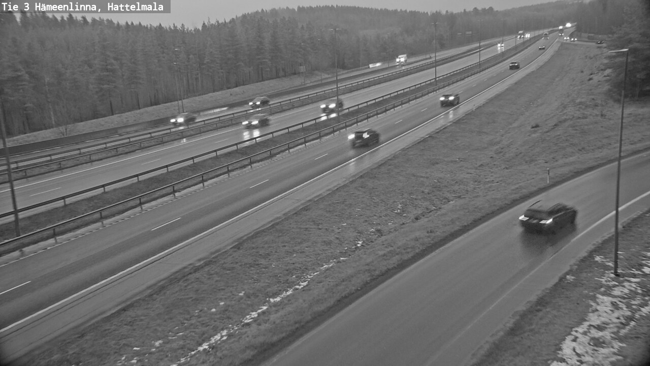 Weather Camera Image Väg 3 Tavastehus, Hattelmala, Hämeenlinna, Kanta-Häme