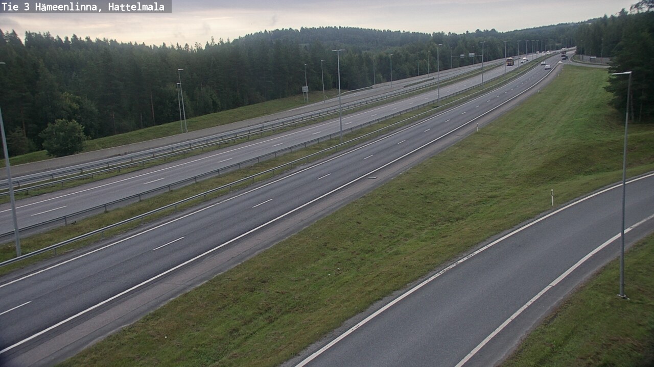 Weather Camera Image Road 3 Hämeenlinna, Hattelmala, Hämeenlinna, Kanta-Häme