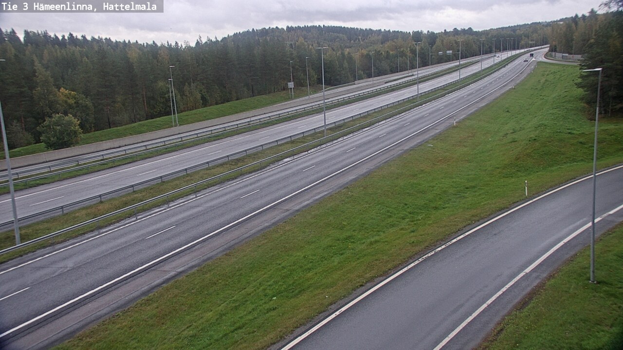Weather Camera Image Road 3 Hämeenlinna, Hattelmala, Hämeenlinna, Kanta-Häme