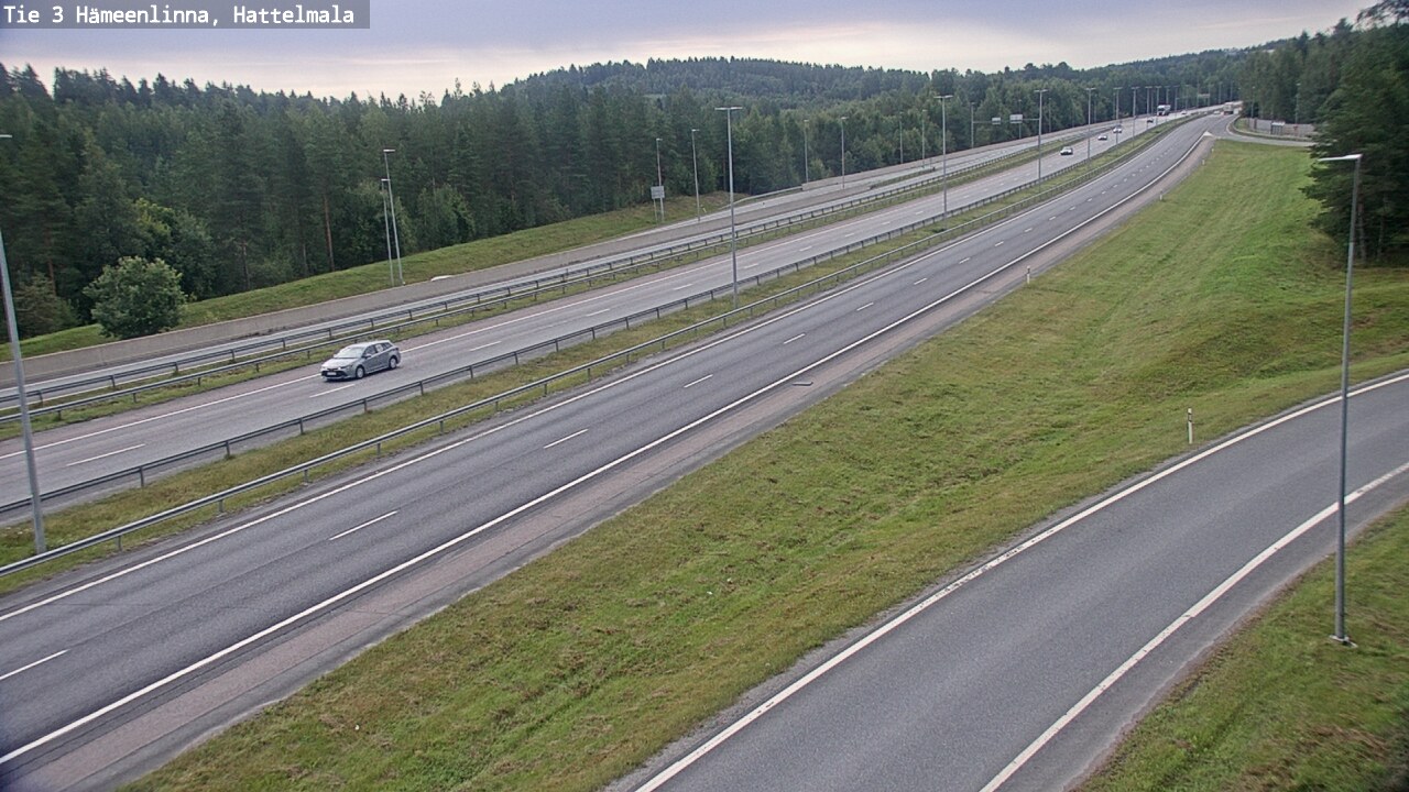 Weather Camera Image Road 3 Hämeenlinna, Hattelmala, Hämeenlinna, Kanta-Häme