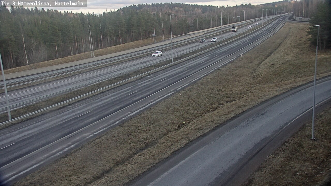 Weather Camera Image Road 3 Hämeenlinna, Hattelmala, Hämeenlinna, Kanta-Häme