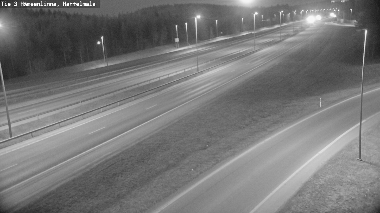 Weather Camera Image Road 3 Hämeenlinna, Hattelmala, Hämeenlinna, Kanta-Häme