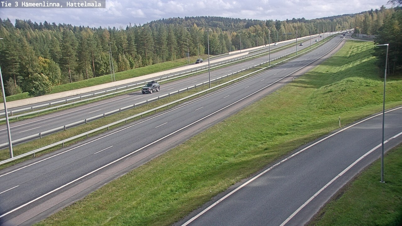 Weather Camera Image Road 3 Hämeenlinna, Hattelmala, Hämeenlinna, Kanta-Häme