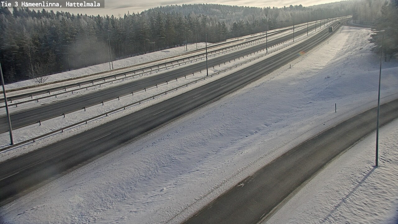Weather Camera Image Road 3 Hämeenlinna, Hattelmala, Hämeenlinna, Kanta-Häme