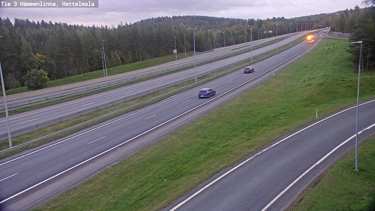 Weather Camera Image Road 3 Hämeenlinna, Hattelmala, Hämeenlinna, Kanta-Häme