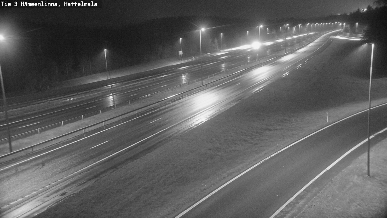 Weather Camera Image Road 3 Hämeenlinna, Hattelmala, Hämeenlinna, Kanta-Häme