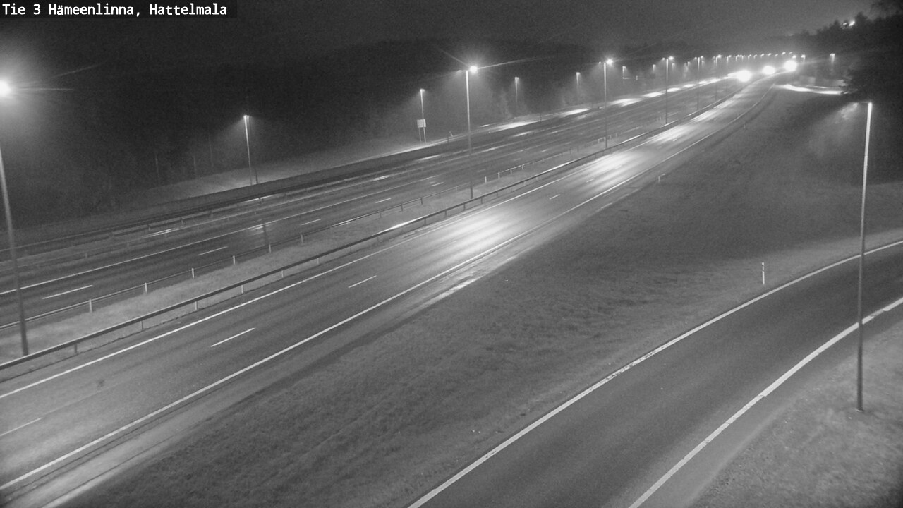 Weather Camera Image Road 3 Hämeenlinna, Hattelmala, Hämeenlinna, Kanta-Häme