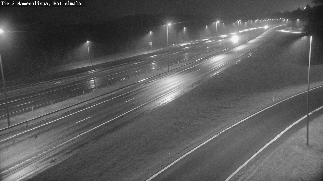 Weather Camera Image Road 3 Hämeenlinna, Hattelmala, Hämeenlinna, Kanta-Häme