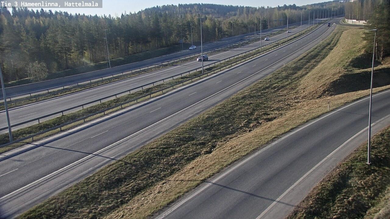 Weather Camera Image Road 3 Hämeenlinna, Hattelmala, Hämeenlinna, Kanta-Häme
