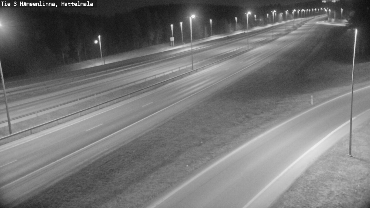 Weather Camera Image Road 3 Hämeenlinna, Hattelmala, Hämeenlinna, Kanta-Häme