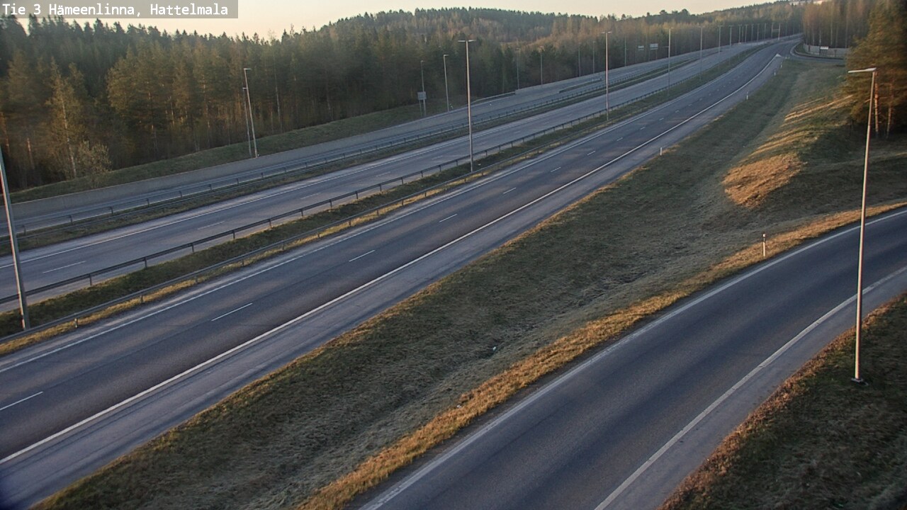 Weather Camera Image Road 3 Hämeenlinna, Hattelmala, Hämeenlinna, Kanta-Häme