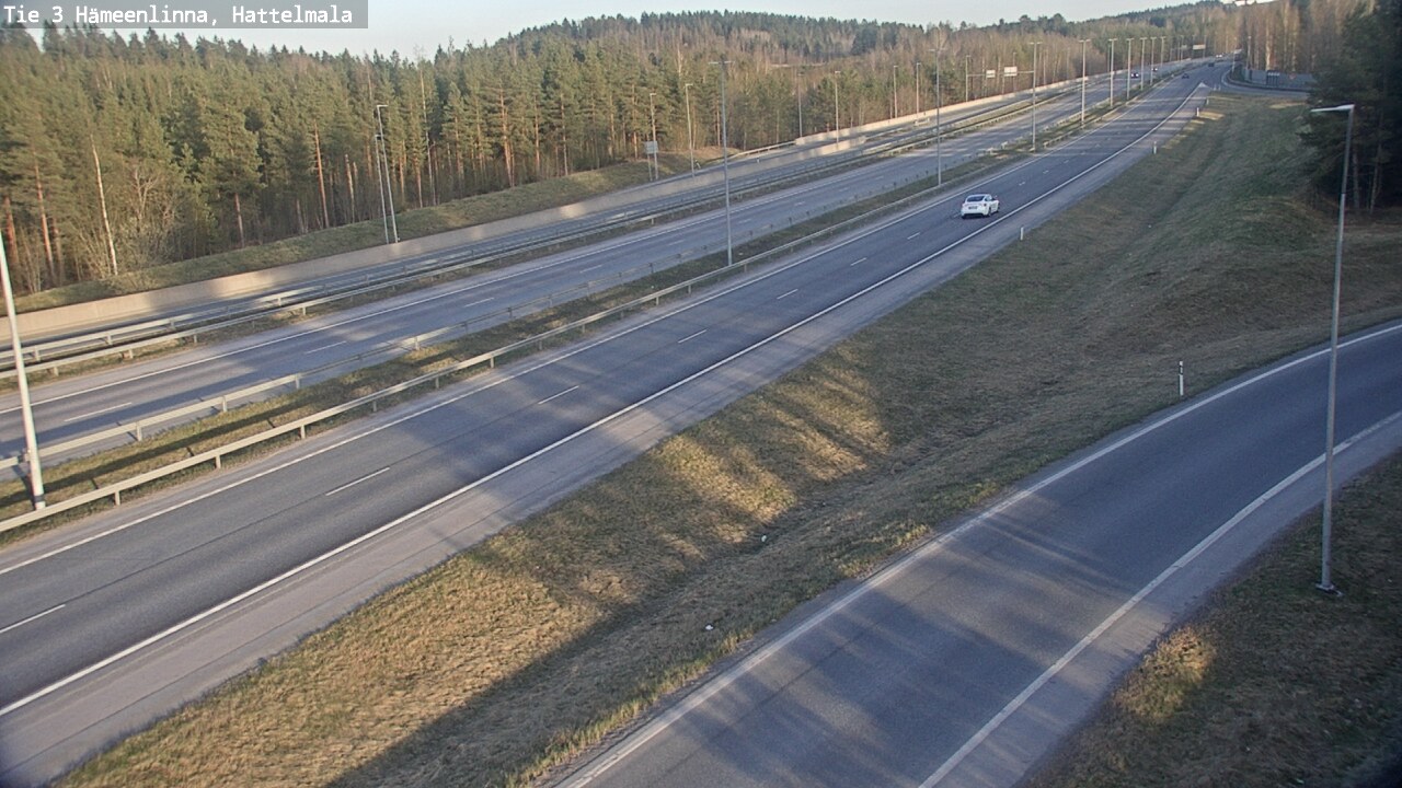 Weather Camera Image Road 3 Hämeenlinna, Hattelmala, Hämeenlinna, Kanta-Häme