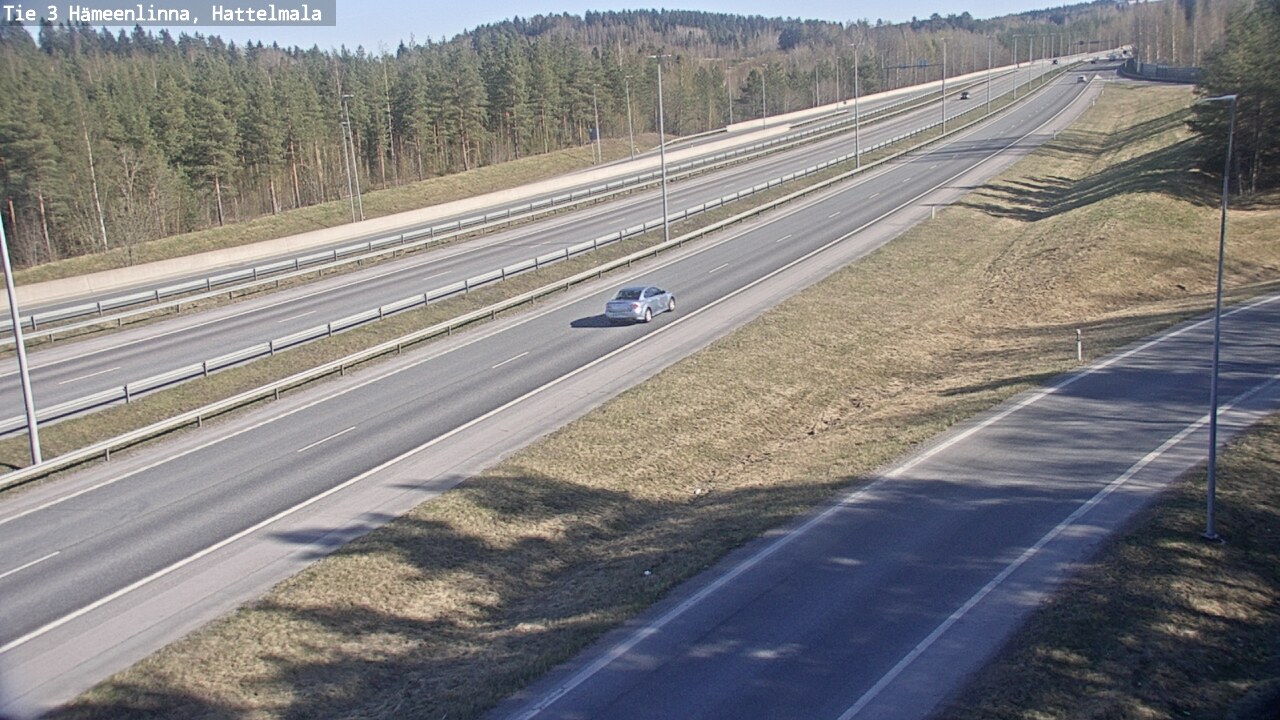 Weather Camera Image Road 3 Hämeenlinna, Hattelmala, Hämeenlinna, Kanta-Häme