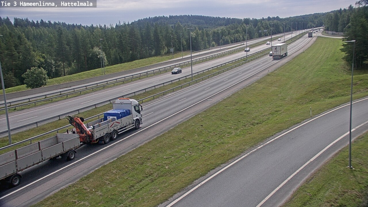 Weather Camera Image Road 3 Hämeenlinna, Hattelmala, Hämeenlinna, Kanta-Häme
