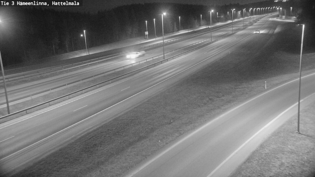 Weather Camera Image Road 3 Hämeenlinna, Hattelmala, Hämeenlinna, Kanta-Häme