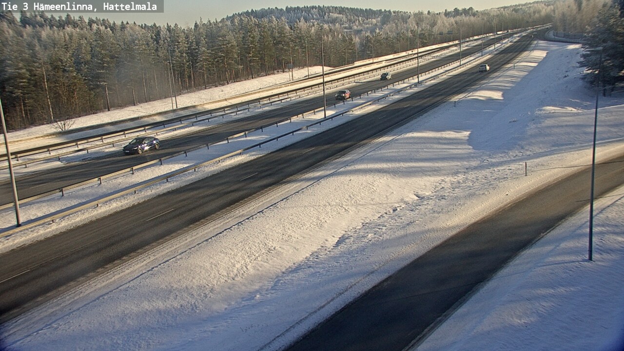 Weather Camera Image Road 3 Hämeenlinna, Hattelmala, Hämeenlinna, Kanta-Häme