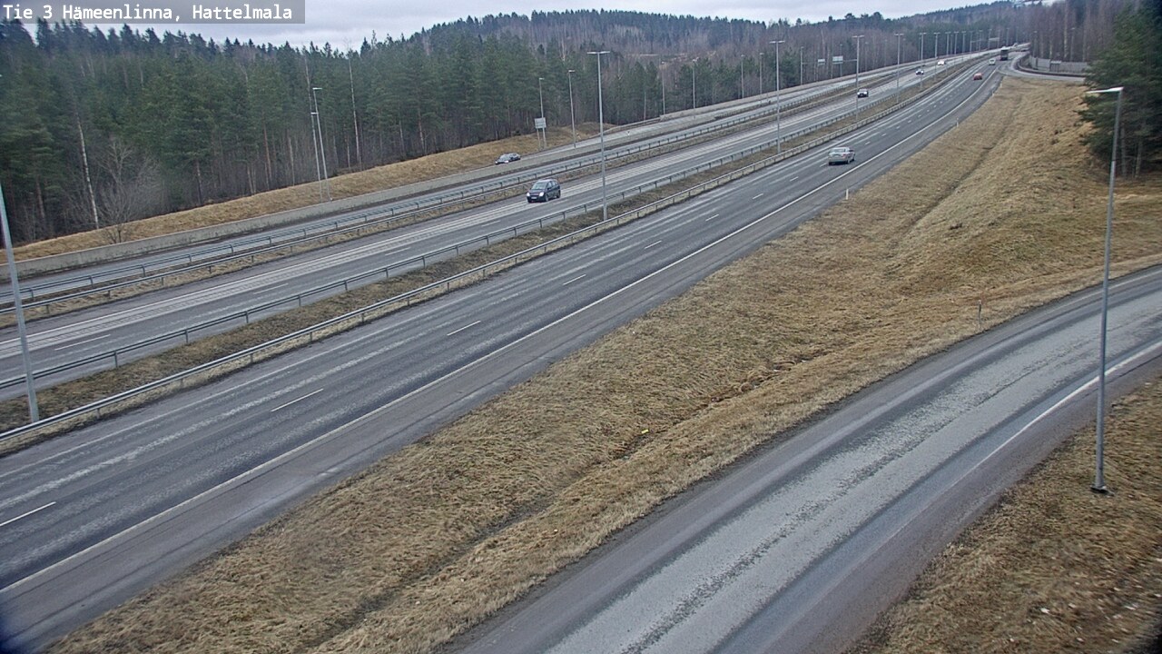 Weather Camera Image Väg 3 Tavastehus, Hattelmala, Hämeenlinna, Kanta-Häme