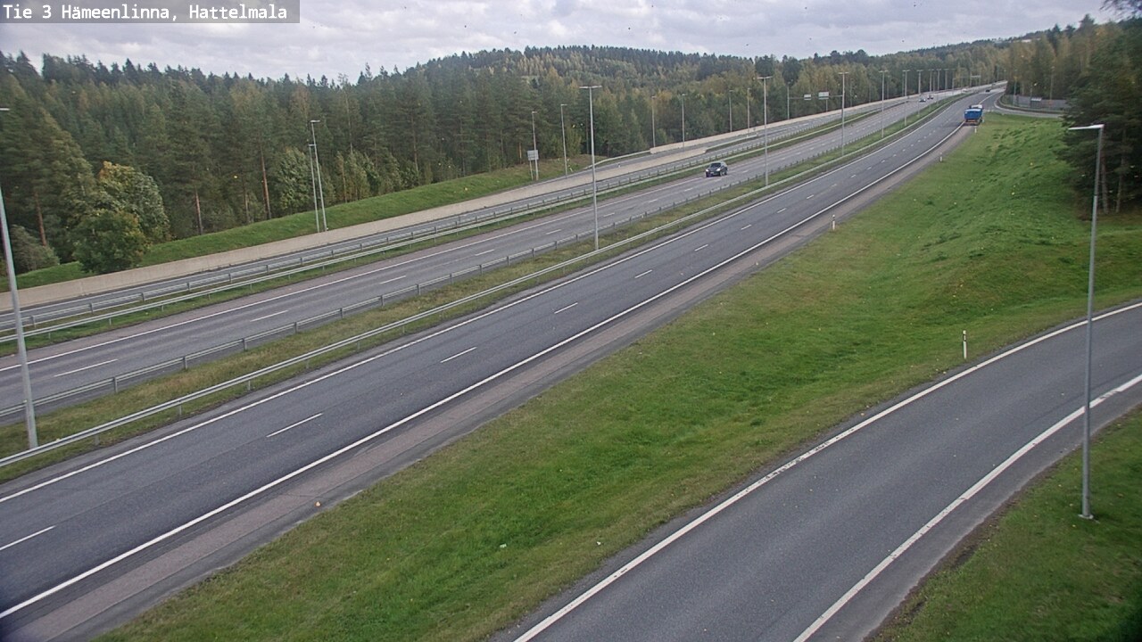 Weather Camera Image Road 3 Hämeenlinna, Hattelmala, Hämeenlinna, Kanta-Häme