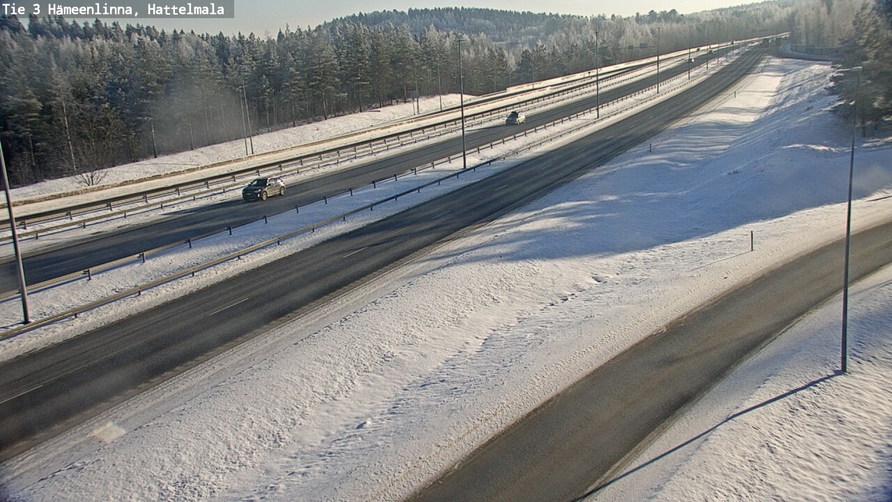 Weather Camera Image Road 3 Hämeenlinna, Hattelmala, Hämeenlinna, Kanta-Häme