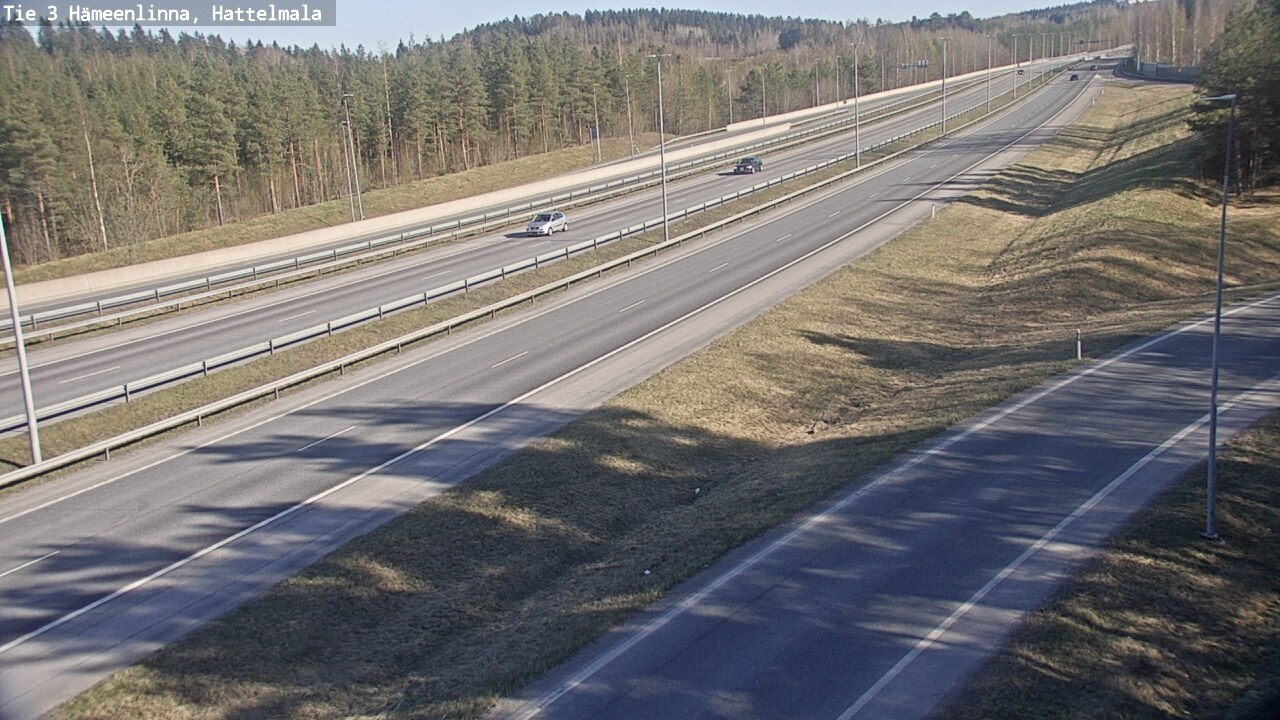 Weather Camera Image Road 3 Hämeenlinna, Hattelmala, Hämeenlinna, Kanta-Häme