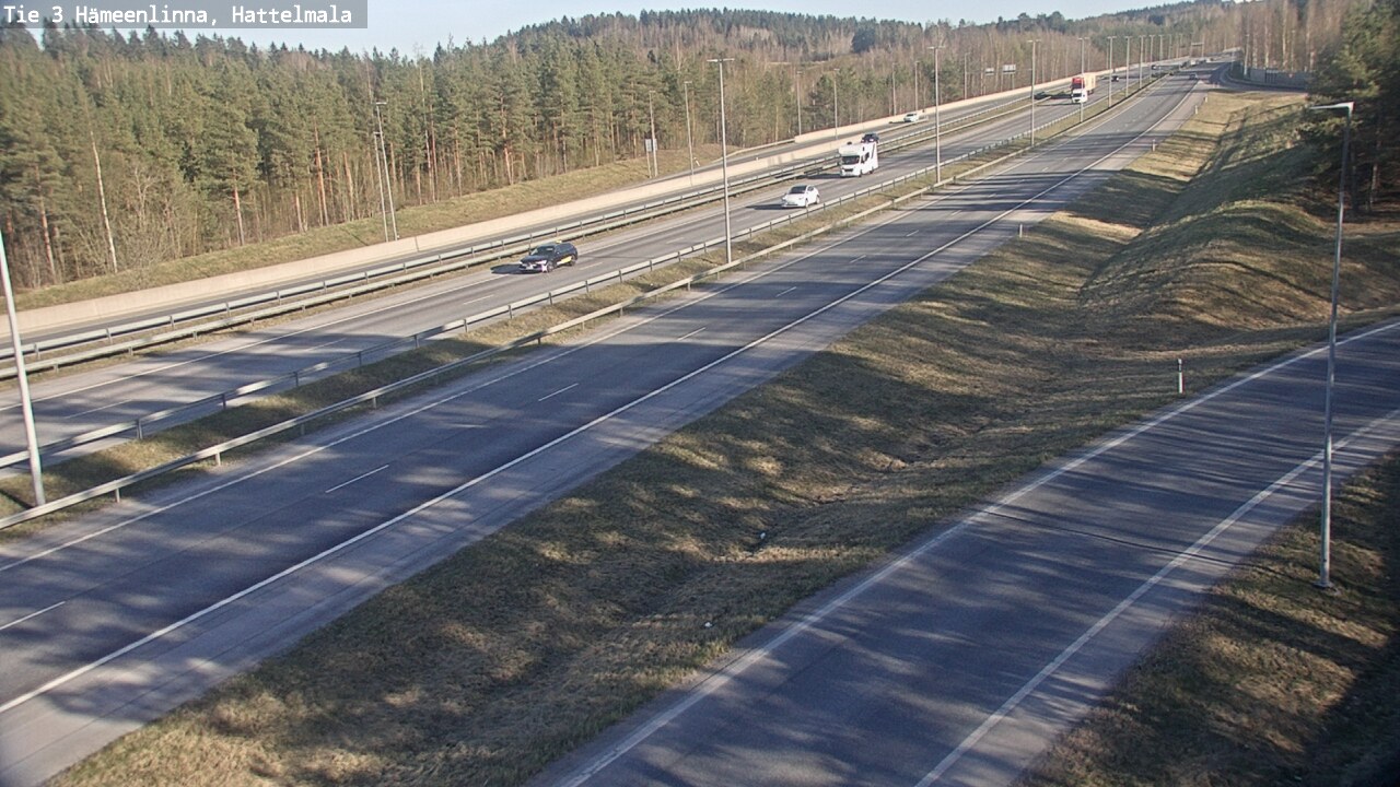 Weather Camera Image Road 3 Hämeenlinna, Hattelmala, Hämeenlinna, Kanta-Häme