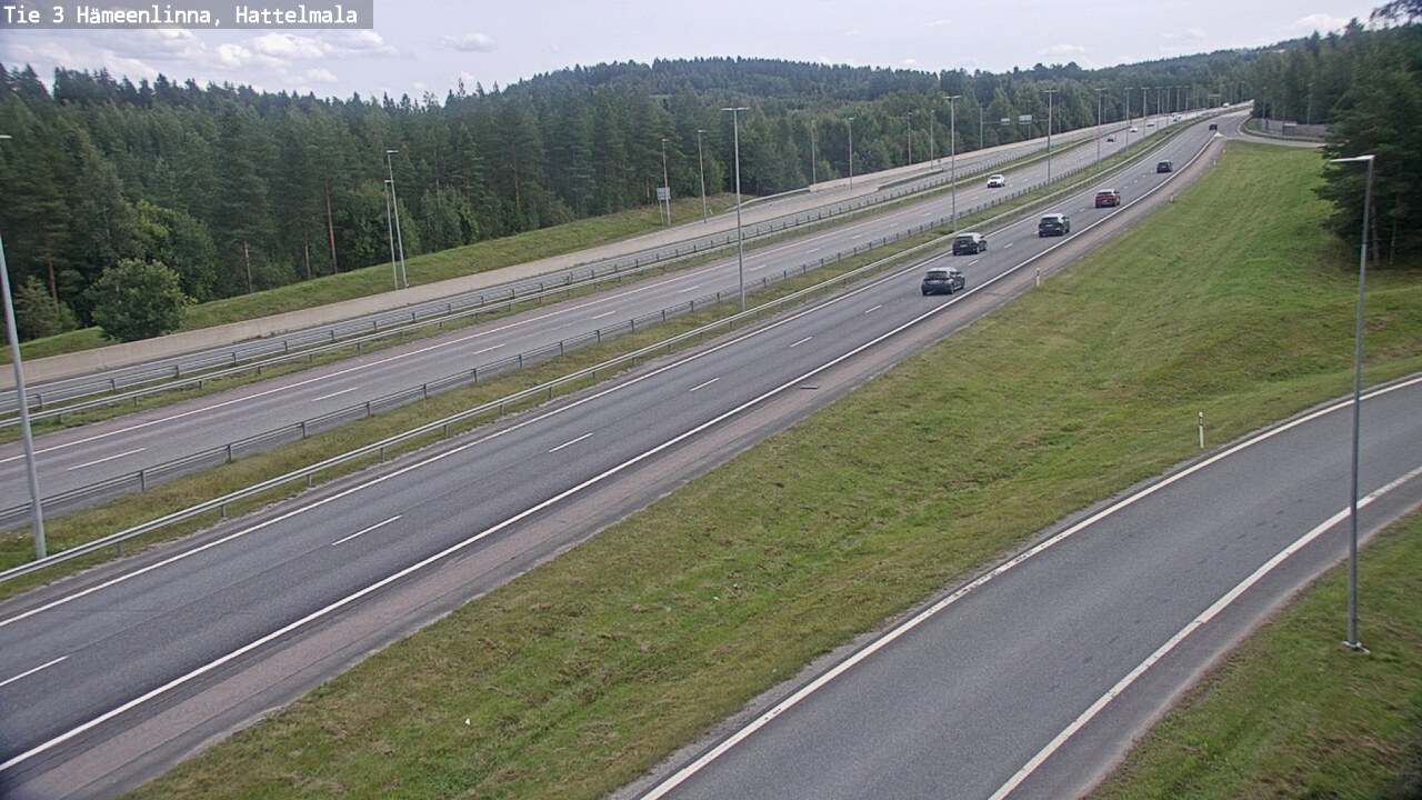 Weather Camera Image Väg 3 Tavastehus, Hattelmala, Hämeenlinna, Kanta-Häme