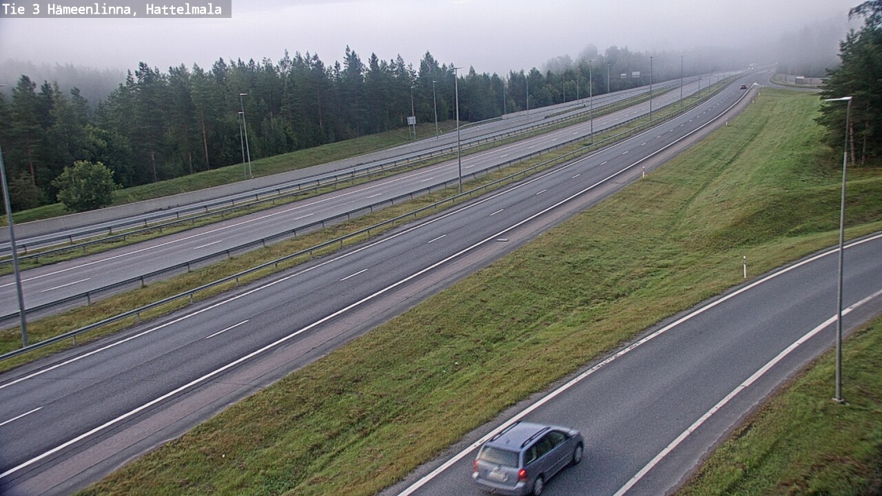 Weather Camera Image Road 3 Hämeenlinna, Hattelmala, Hämeenlinna, Kanta-Häme
