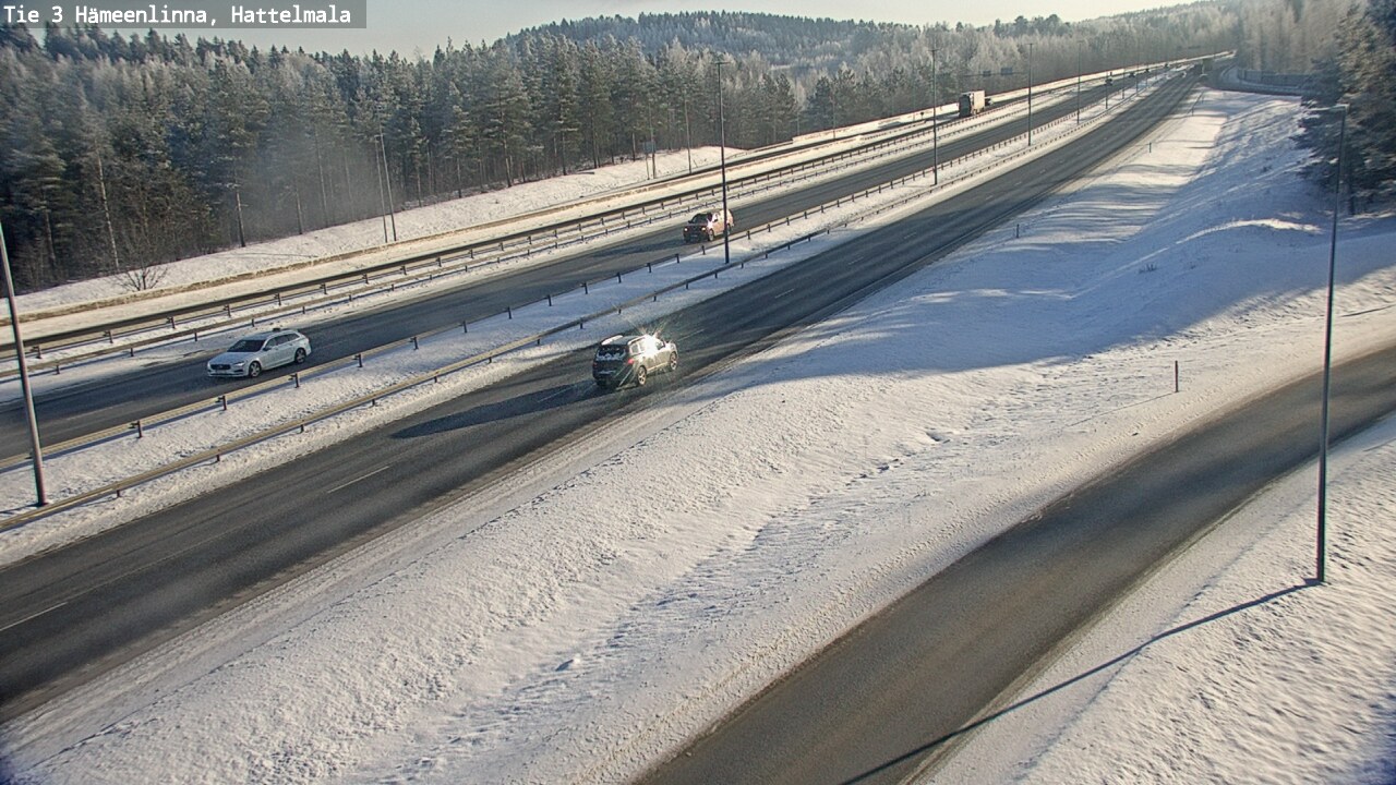 Weather Camera Image Road 3 Hämeenlinna, Hattelmala, Hämeenlinna, Kanta-Häme