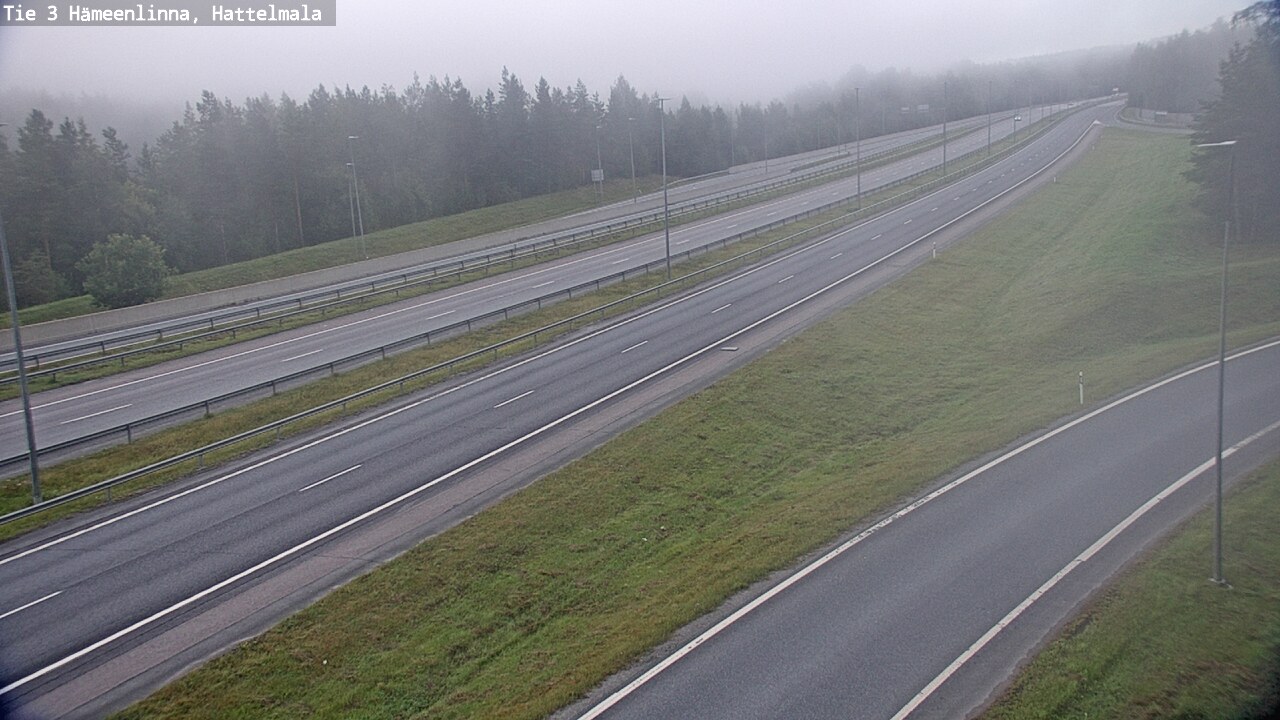 Weather Camera Image Road 3 Hämeenlinna, Hattelmala, Hämeenlinna, Kanta-Häme