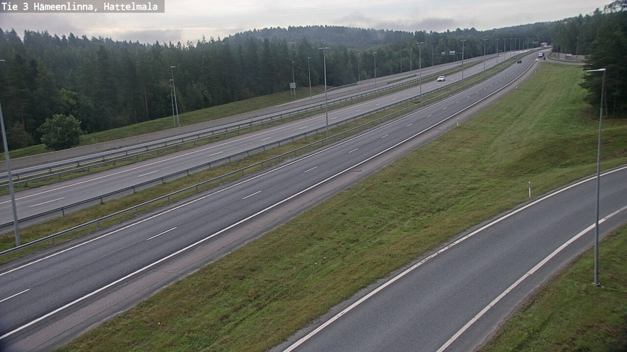 Weather Camera Image Road 3 Hämeenlinna, Hattelmala, Hämeenlinna, Kanta-Häme