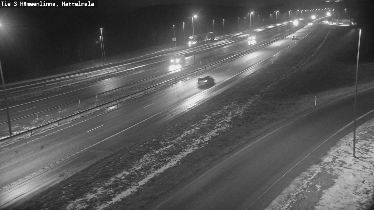 Weather Camera Image Road 3 Hämeenlinna, Hattelmala, Hämeenlinna, Kanta-Häme