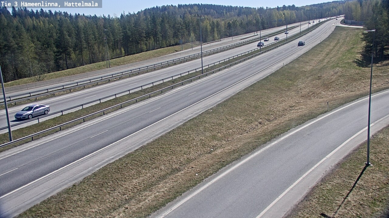 Kelikamerat Kuva Tie 3 Hämeenlinna, Hattelmala, Hämeenlinna, Kanta-Häme