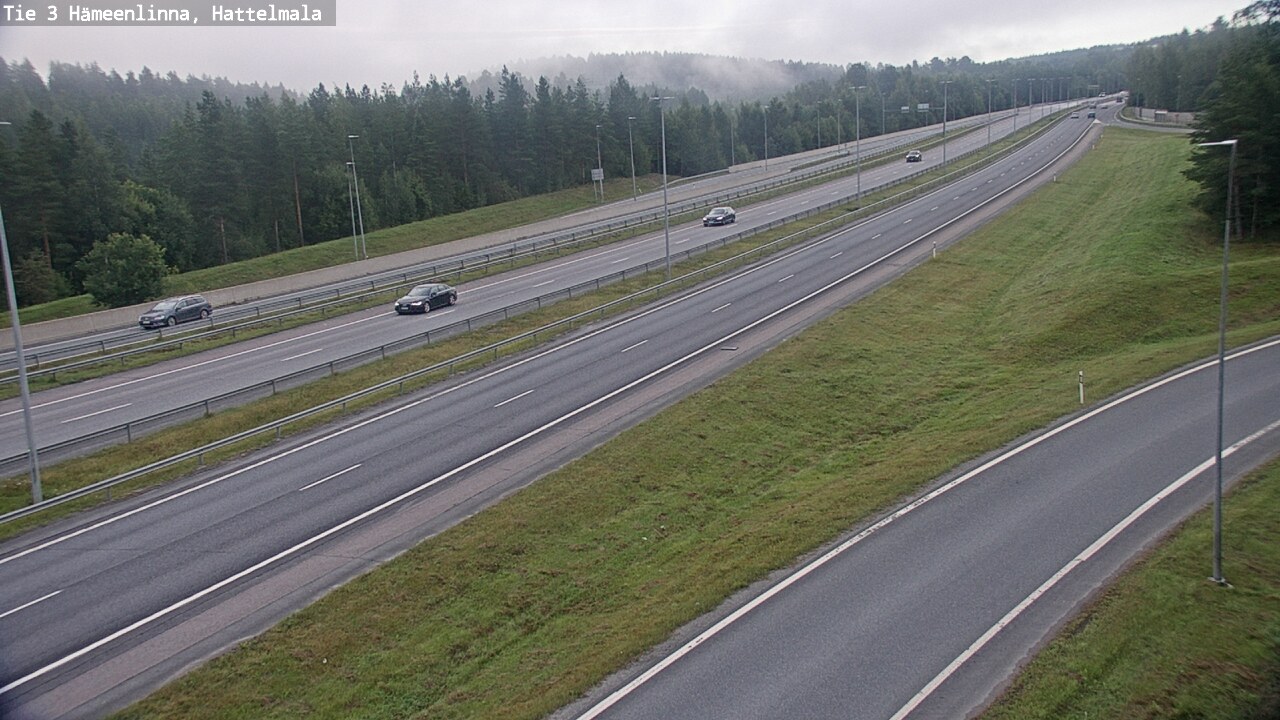 Weather Camera Image Road 3 Hämeenlinna, Hattelmala, Hämeenlinna, Kanta-Häme