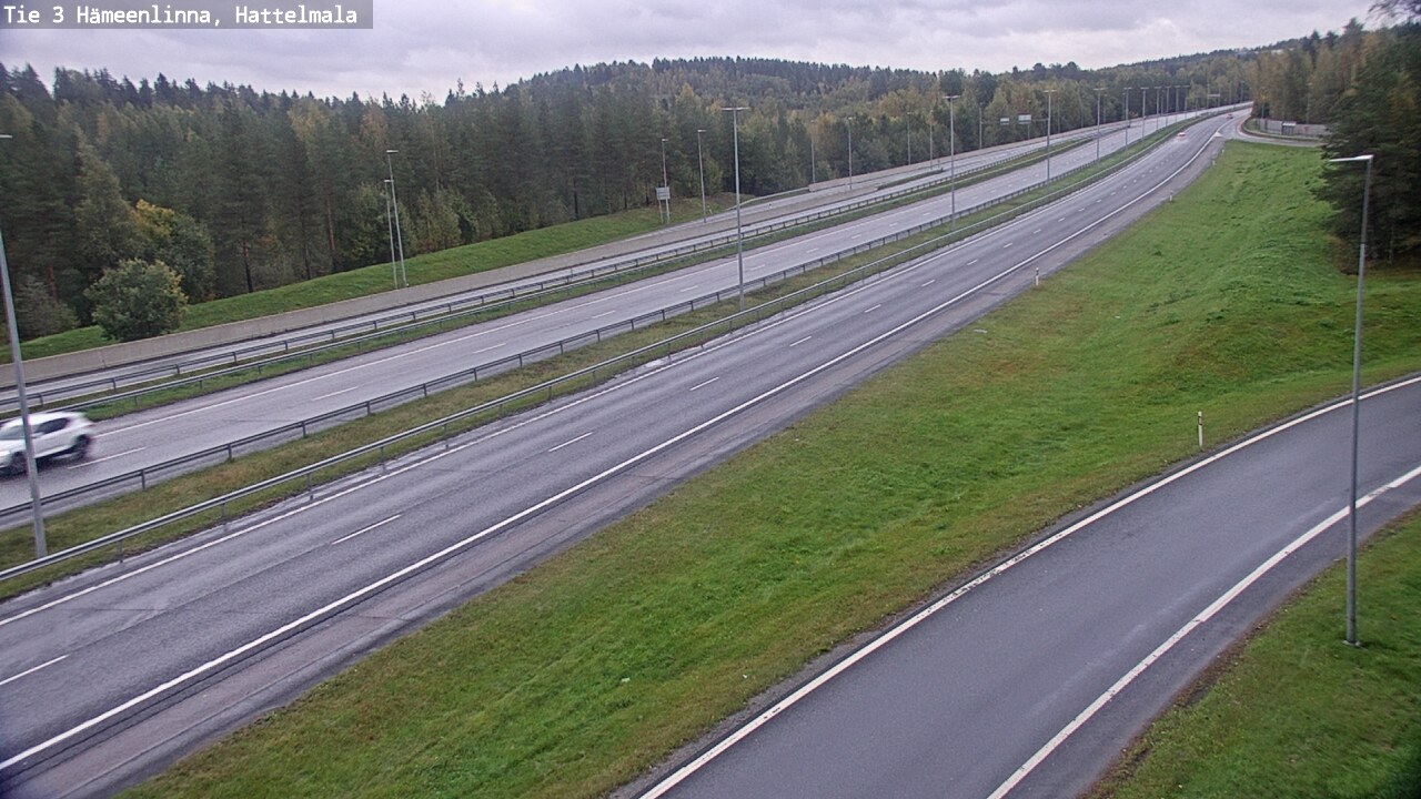 Weather Camera Image Road 3 Hämeenlinna, Hattelmala, Hämeenlinna, Kanta-Häme