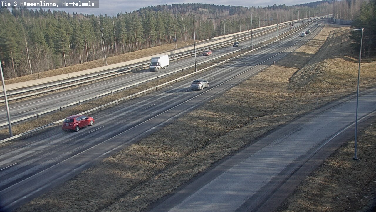 Weather Camera Image Väg 3 Tavastehus, Hattelmala, Hämeenlinna, Kanta-Häme