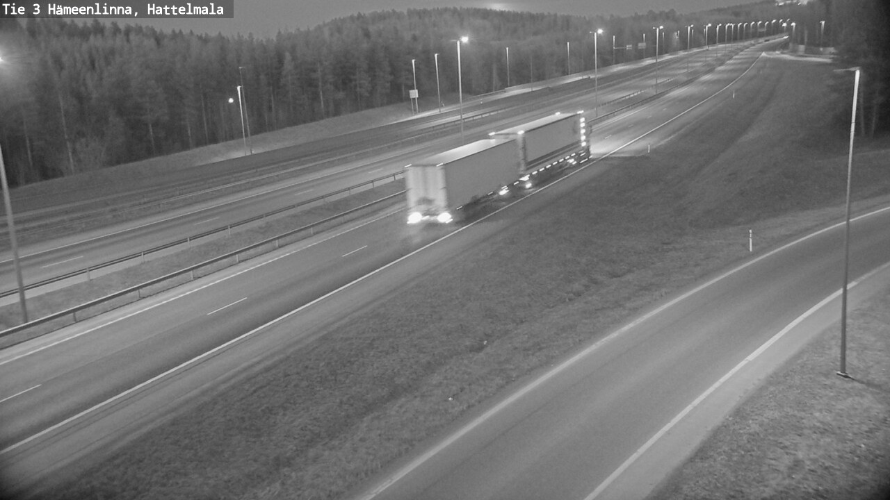 Weather Camera Image Road 3 Hämeenlinna, Hattelmala, Hämeenlinna, Kanta-Häme