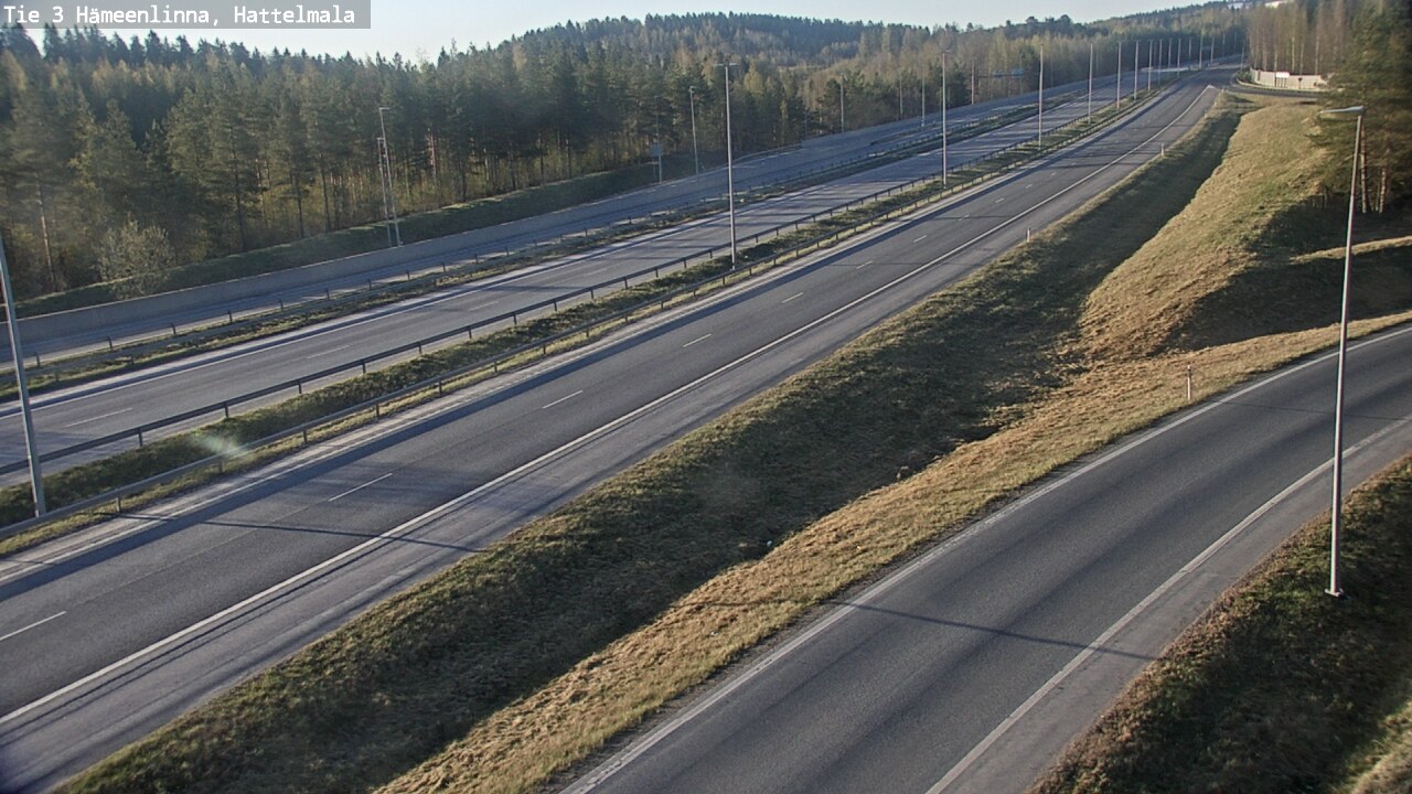 Weather Camera Image Road 3 Hämeenlinna, Hattelmala, Hämeenlinna, Kanta-Häme