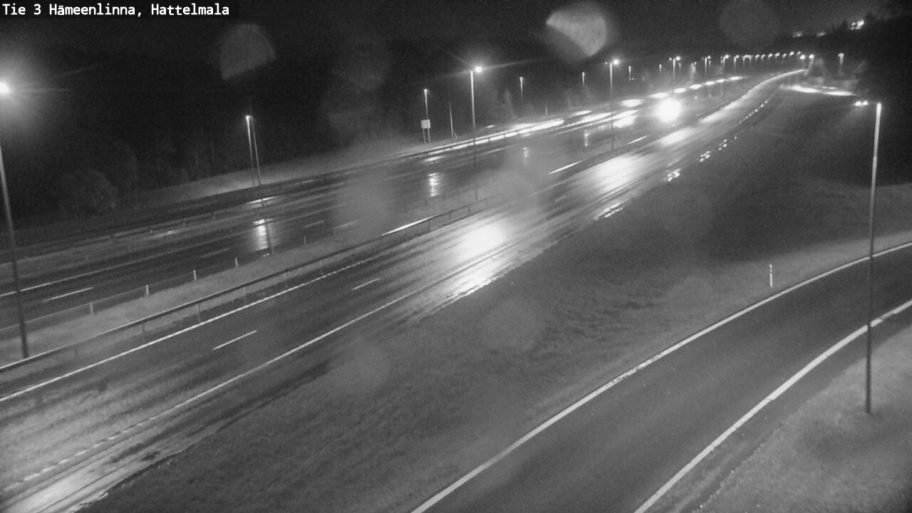 Weather Camera Image Road 3 Hämeenlinna, Hattelmala, Hämeenlinna, Kanta-Häme