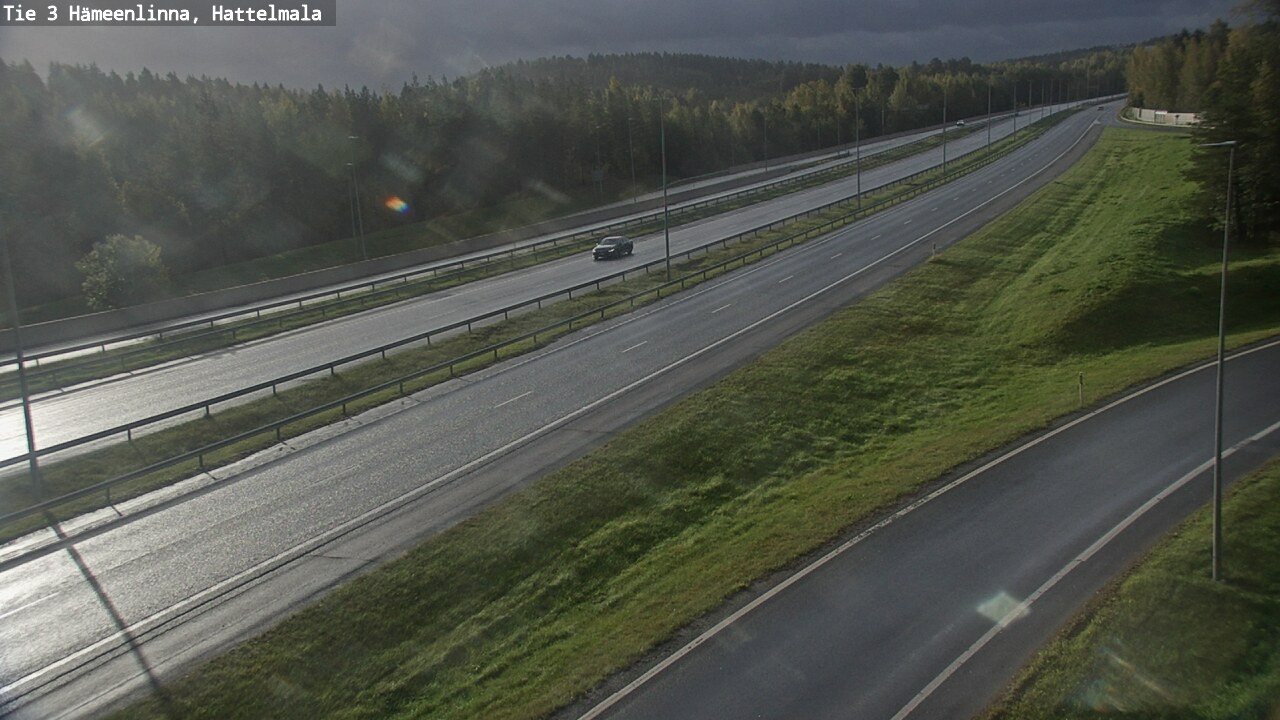 Weather Camera Image Road 3 Hämeenlinna, Hattelmala, Hämeenlinna, Kanta-Häme