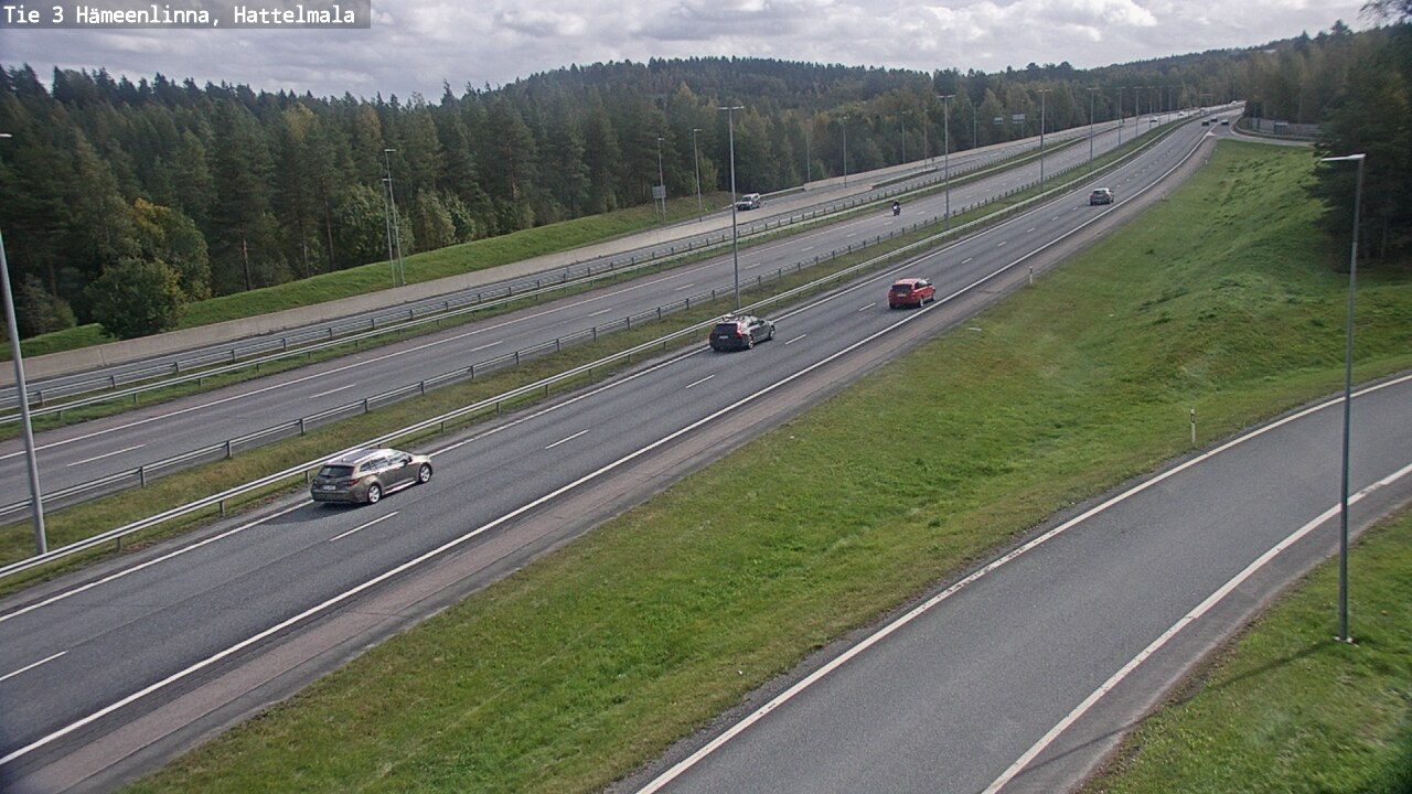 Weather Camera Image Road 3 Hämeenlinna, Hattelmala, Hämeenlinna, Kanta-Häme