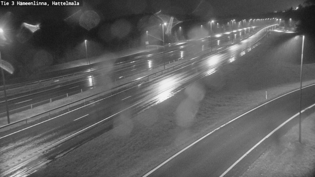 Weather Camera Image Road 3 Hämeenlinna, Hattelmala, Hämeenlinna, Kanta-Häme