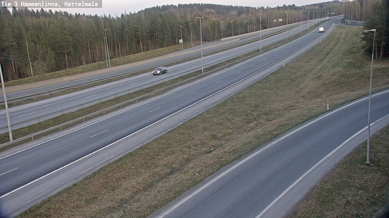 Weather Camera Image Road 3 Hämeenlinna, Hattelmala, Hämeenlinna, Kanta-Häme